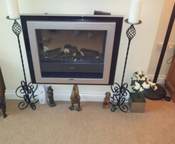 Candle holders wrought iron works