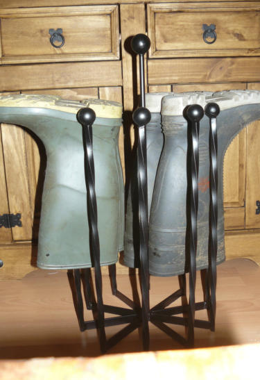 % pair welly rack wimborne wrought iron works