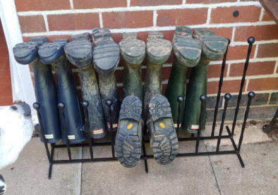 Wimborne wrought iron works boot holders